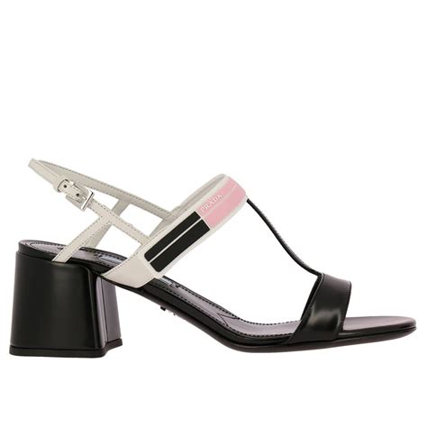 prada pointed toe sandal|Prada heeled sandals.